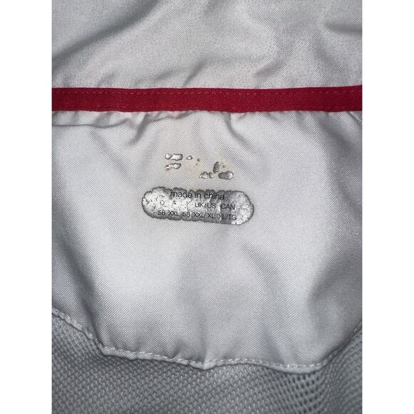 Vintage FILA Track Jacket Mens XL White Sony Open Tennis White Neon Green 90's - Picture 6 of 12